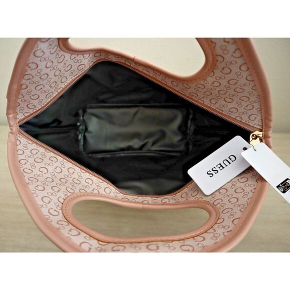 Guess RCS9478081 Rose Multi Monogram Suma Travel Insulated Cutout Lunch Tote - Picture 6 of 7